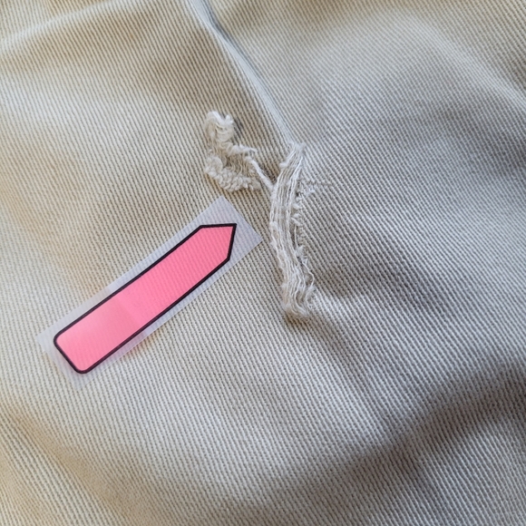 Vintage Eddie Bauer Pleated Shorts Mens 36 100% Cotton Khaki 90s Old Money - Picture 7 of 9